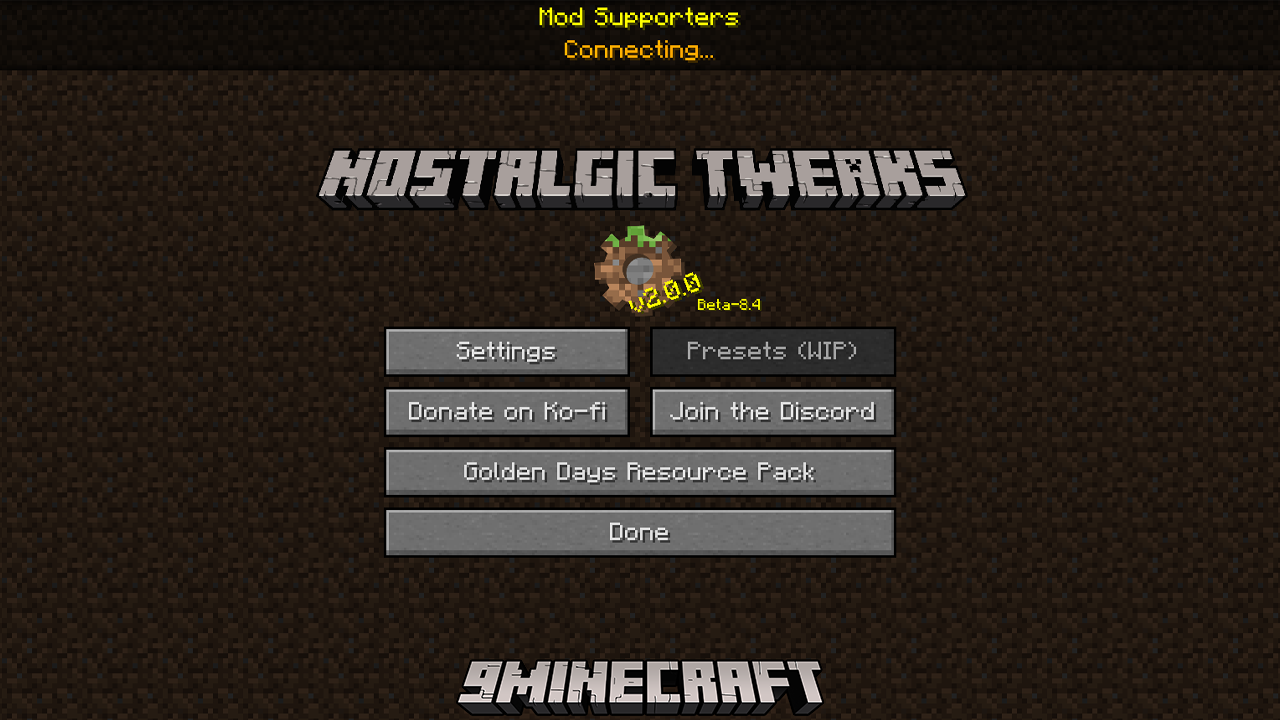 Nostalgic Tweaks Mod (1.21, 1.20.6) - Classic Minecraft Gameplay